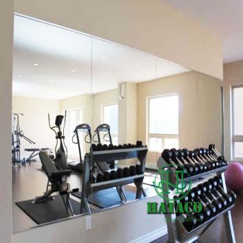 Phương pháp lắp đặt gương phòng tập 