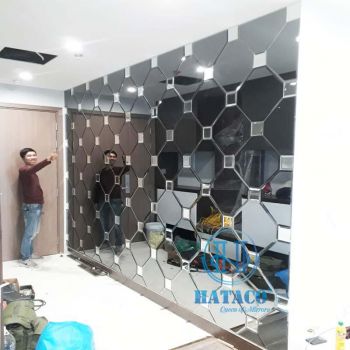Gương Trang Trí Màu Khói Nhập Khẩu