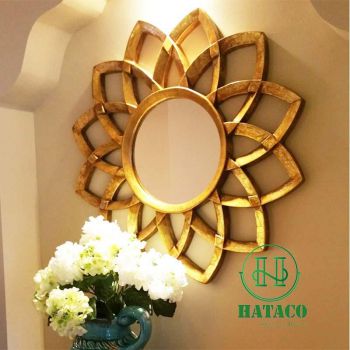 Gương Eros vàng cổ-LV80